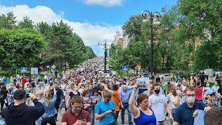 Песня Хабаровские огни, слова Г.Буравлева, музыка Ю.Владимирова  караоке #революциявХабаровске