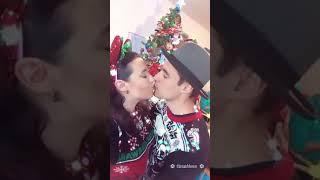 jorge blanco et stephie camarena kiss for navidad