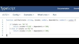 TypeScript Quickly. Lesson 5: types in function signatures