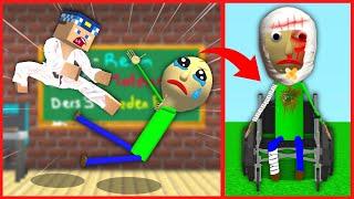 BABY POLICE BEATED BALDY AT SCHOOL, BALDİ GOES HEAD!  - Minecraft