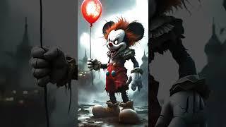 He's back shorts | Pennywise Plus Mickey Mouse hybrid #ai #hybrids #plus #viralshort #youtubeshorts