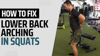 How To Fix Lower Back Arching During Squats || NASM Overhead Squat Assessment Tips