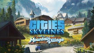 Cities Skylines - Mountain DLC - New amusement park and the Grand opening of the Mega mall