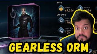 Testing Gearless Revamped Orm with and without Raven in Injustice 2 Mobile #injustice2mobile