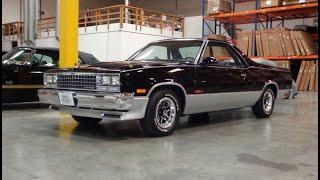 1986 Chevrolet Chevy El Camino SS in Black & Silver & Engine Sound - My Car Story with Lou Costabile