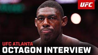 Joaquin Buckley Octagon Interview | UFC Atlanta