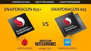 Snapdragon 855+ vs Snapdragon 865SD 865 vs SD 855+Antutu, Geekbench, Pubg, Heating [Hindi]