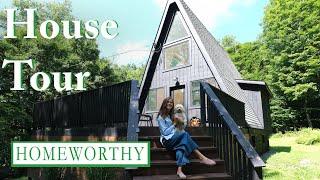 HOUSE TOUR | A 1960's A-Frame Cabin in The Mountains