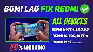 HOW TO FIX BGMI LAG IN REDMI DEVICES | LAG FIX REALME DEVICES BGMI | PUBG LAG FIX REDMI NOTE 10S