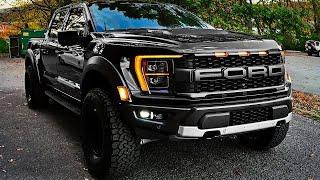 2023 Ford F-150 Raptor Black - interior and Exterior Details (Wild Truck)