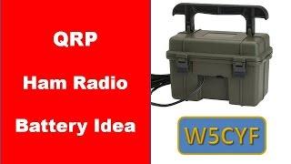 QRP Ham Radio Battery Idea