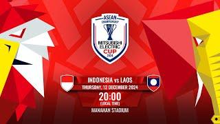 LIVE | Indonesia vs Laos | #MitsubishiElectricCup 2024 Group Stage