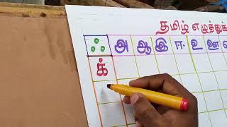 #Tamil Letters Writing #chart #school TLM #தமிழ் எழுத்துகள் 247@BALAJART