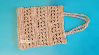 Сумка джутовая крючком. Crochet jute bag.