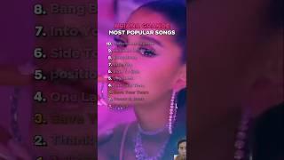 Top 10 Ariana Grande most popular #trending #arianagrande #song #shorts