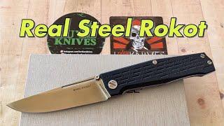 Real Steel 7641 Rokot /includes disassembly/ Ivan Braginets design /new favorite Real Steel knife !