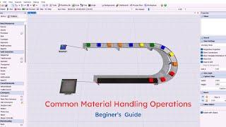 FlexSim Conveyor Module: A Beginner's Guide to Material Handling Operations