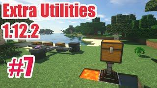 GravityCraft.net: Complete guide Extra Utilities 1.12.2 #7 Pipes, cobblestone generator, indexer