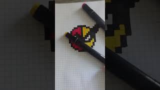 Deadpool & Wolverine Pixel Art | Рисунки по клеточкам #pixel #pixelideas #drawing