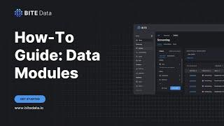 BITE Data Modules How To Guide