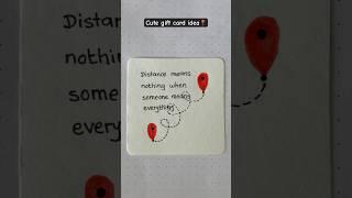 How to draw cute gift card! #longdistancerelationship #beautiful #diy #art #handmade