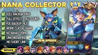 UPDATE SFX! Script Skin Nana Collector Aqua Pura No Password | Full Effect Voice | Patch Terbaru