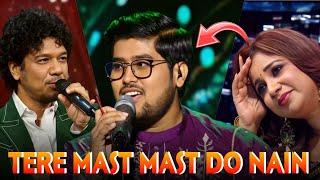 Subhajit - Tere Mast Mast Do Nain Ft. Papon in indian idol 15 Full Performance Dont Miss This