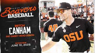 Oregon State Baseball Interview: Mitch Canham (6/10/25)