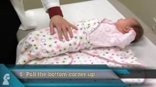 PediatricAnswers.com | How to Swaddle a Baby