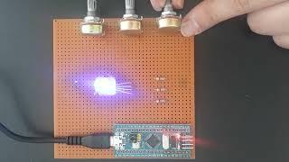 STM32 RGB LED COLOUR CONTROLLER(ADC-DMA-PWM)