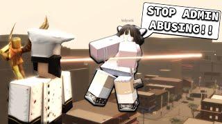 Admin Abusing In Criminality.. | ROBLOX