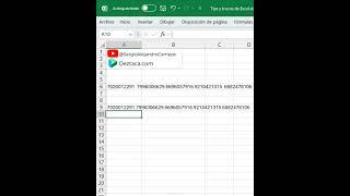 TRANSPOSE space separated values ​​into a List in Excel #shorts