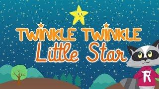 Twinkle Twinkle Little Star • Nursery Rhymes Song with Lyrics • Animated Cartoon for Kids