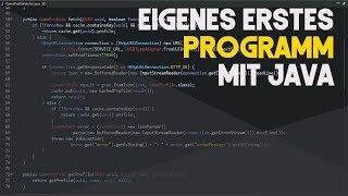 Erstes eigenes Programm mit JAVA programmieren | Windows, Linux, OS X | TUTORIAL