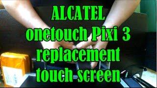 Разборка сборка Alcatel One Touch Pixi 3 4027D Замена модуля экран,тачскрин,стекло