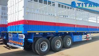 Beautiful Fence Type Semi Trailer for Cargo Transport