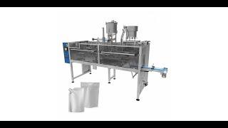 Doypack packaging machine with spout. Machine for packing in Doy-Pack bags.