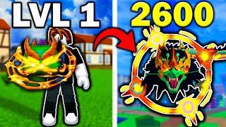 Noob To Max With DRAGON REWORK In Blox Fruits [FULL MOVIE]