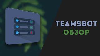 Обзор discord бота Teams | Бот для управления персоналом