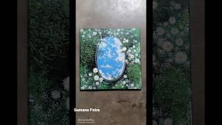 Nature Canvas Painting ||Acrylic painting ||#shorts #creative #acrylicpainting #art #nature