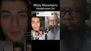 The Misty Mountains - Tenor and Bass Duet ft. @veryveryvinny #shorts