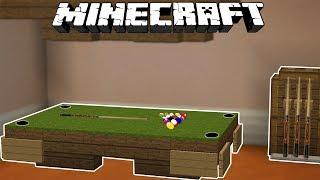 How To Make Pool Table In Minecraft