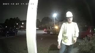 Onslow County harassment by Ruben Jimenez dressed as a utilities worker