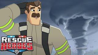 Rescue Heroes | Tornado Alley! | + 20 Minutes of Kids Animation | Action Cartoons | @FisherPrice