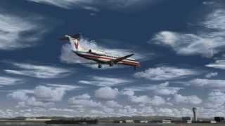 ERJ 135 Landing KSEA (REX Fs2004 Test)