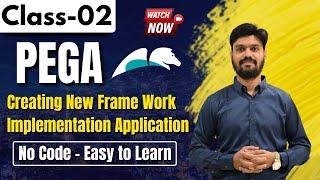 PEGA Regular Class 02 | Createing New Frame Work Implementation Application | Harsha Trainings