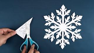 How to make Snowflakes out of paper - Paper Snowflake #44 - Christmas Ornaments