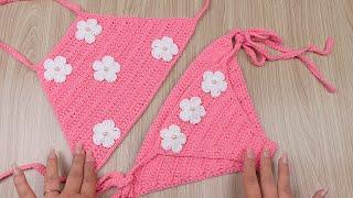 NO PARARAS DE TEJER ESTE TRAJE DE BAÑO A CROCHET