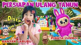 DISTA GAK SABAR ULTAH SERBA LABUBU SAMPE ANGKUT SEMUA BARANG!! TERNYATA ADA LABUBU SEBESAR INI#trend