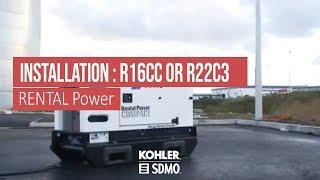 How to install an R16CC or R22C3 generating set ?